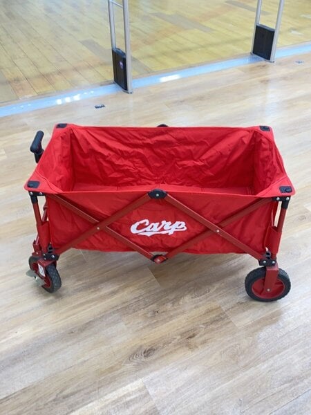 赤い 鉄製　アンティーク キャリーワゴン その他ブランド(ソノタブランド) / CARP/折り畳みキャリーワゴン