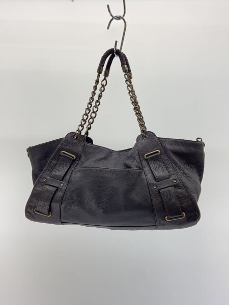 theory(セオリー) / トートバッグ/レザー/BLK/無地/チェーン | 中古品 