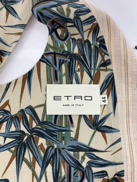 ETRO(エトロ) / ベスト/44/リネン/BEG/ストライプ/191-1GT25-1137 