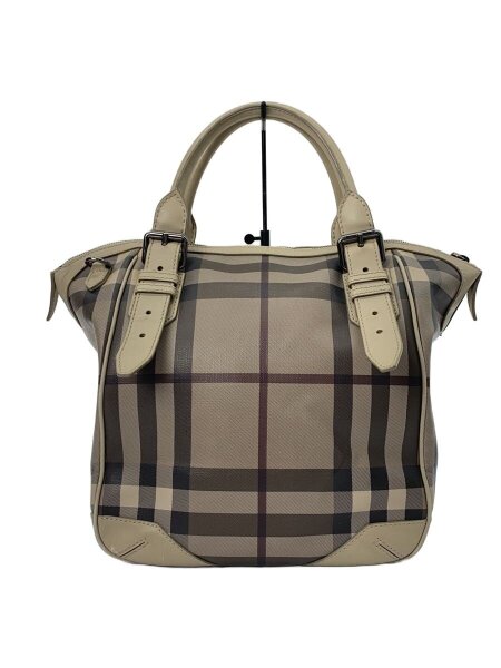 BURBERRY(バーバリー) / トートバッグ/PVC/GRY/チェック/3828094 