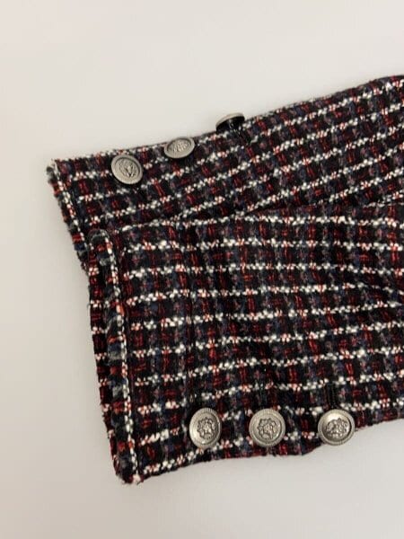 CHANEL / テーラードジャケット/34/ツイード/マルチカラー/チェック/P33861V24329 CHANEL(シャネル) / テーラードジャケット/34/ツイード/マルチカラー