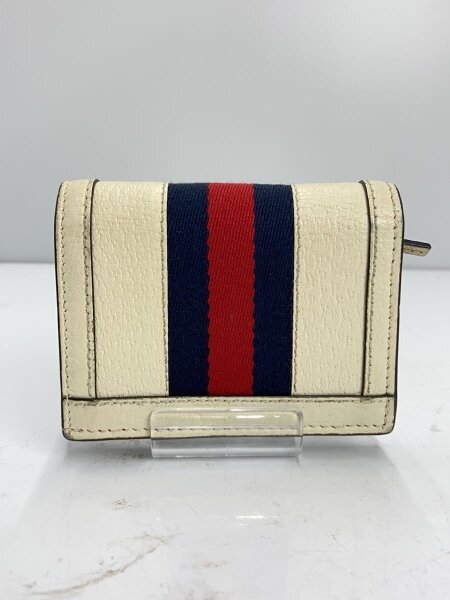 GUCCI(グッチ) / 2つ折り財布_オフィディア/レザー/WHT/レディース