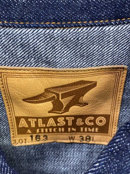 ATLAST&CO 　アットラスト　163 AtLast&Co.(アットラスト) / Gジャン/38/デニム/IDG/163 | 古着の販売