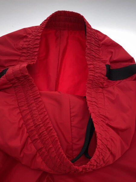 PRADA(プラダ) / L/サイドラインナイロンパンツ/M/ナイロン/レッド