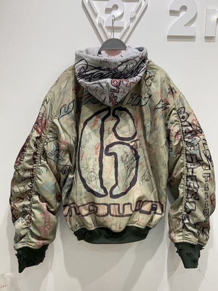 MOWALOLA(モワローラ) / I/25AW/graffiti bomber jacket/リバーシブル 