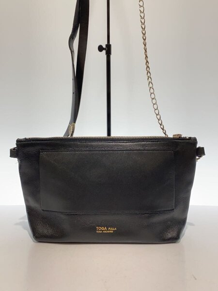 TOGA PULLA(トーガプラ) / ショルダーバッグ/レザー/BLK/無地 | 中古品 