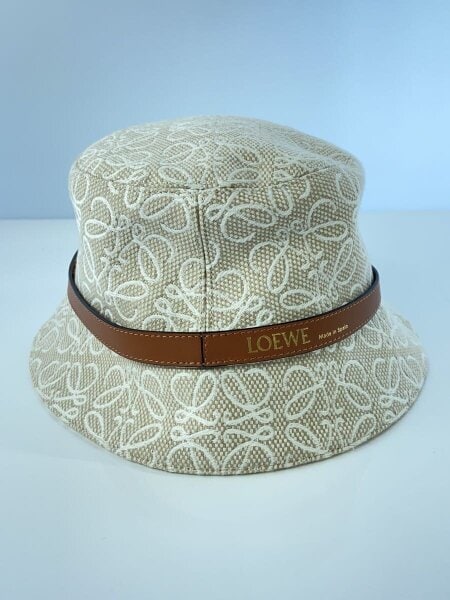 LOEWE / アナグラムジャガード/ハット/コットン/クリーム/総柄/レディース/K820HB1X05 LOEWE(ロエベ) / アナグラムジャガード/ハット/コットン/クリーム/総柄