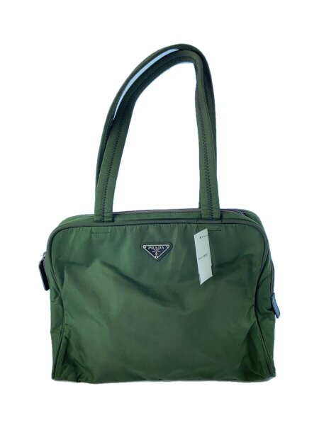 PRADA(プラダ) / トートバッグ/ナイロン/三角プレート/カーキ | 中古品 