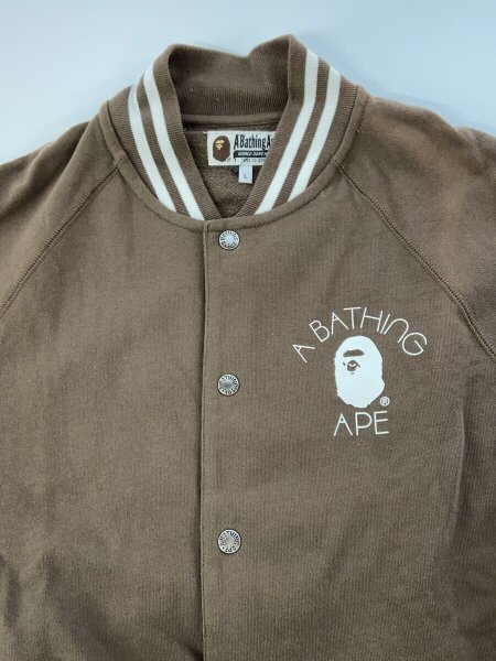 A BATHING APE / ジャケット/L/コットン/BRW/無地/001GDK201004H A BATHING APE(アベイシングエイプ) / ジャケット/L/コットン/BRW/無地