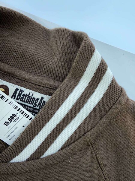 A BATHING APE(アベイシングエイプ) / ジャケット/L/コットン/BRW/無地