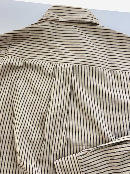 LEMAIRE(ルメール) / 長袖シャツ/M/コットン/BEG/ストライプ