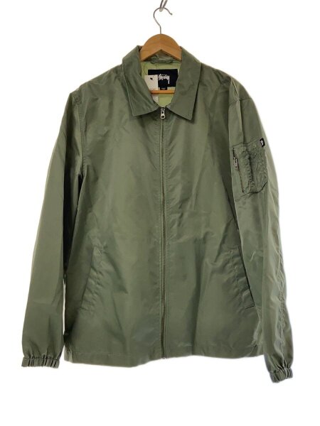 Stussy カーキナイロンジャケット STUSSY(ステューシー) / ナイロンジャケット/L/ナイロン/カーキ/無地