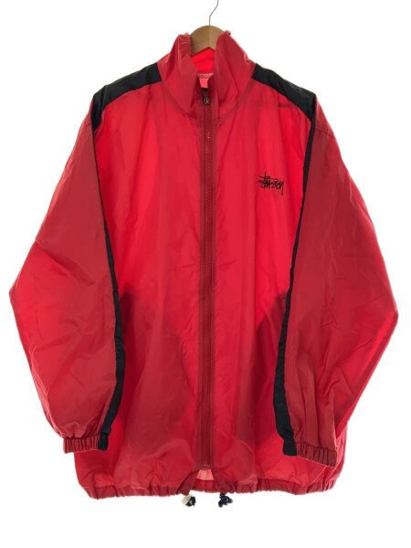 STUSSY(ステューシー) / ナイロンジャケット/90s/ナイロン/RED/無地 