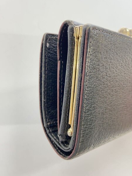 ヴィヴィアンウエストウッド 三つ折り財布 ブラック ビッグオーブ