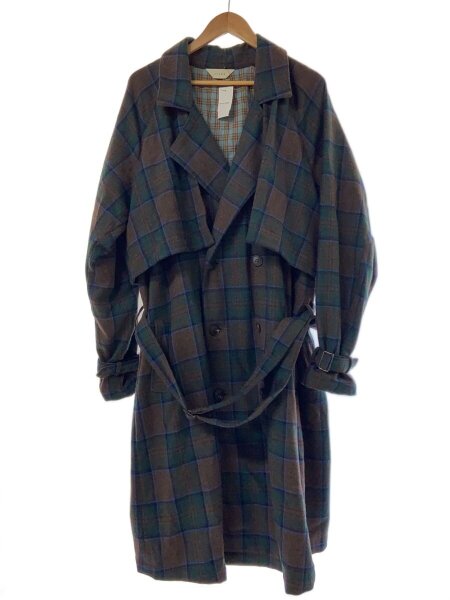 JieDa(ジエダ) / PLAID TRENCH COAT/トレンチコート/2/ウール/マルチ