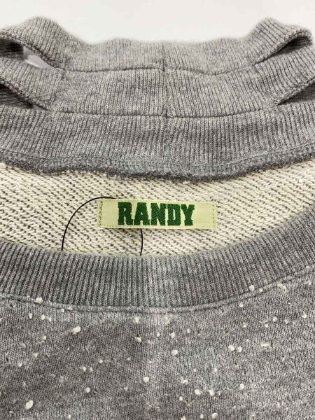 RANDY(ランディ) / ニードルパンチスウェット/2/--/GRY/aw24-rcs01 