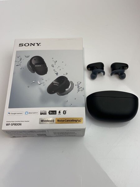 SONY ワイヤレスイヤホン WF-SP800N(B)ブラック - イヤホンオンライン