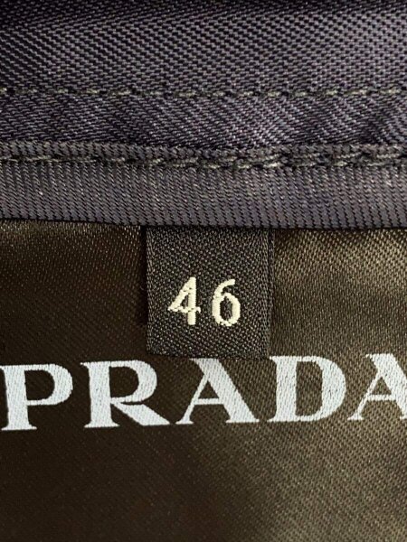 PRADA(プラダ) / ウールxシルク ブルゾンジャケット/46/ウール/NVY 