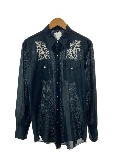 H BAR C / 長袖シャツ/--/--/BLK/総柄 H BAR C(エイチバーシー) / シャツ/16/--/BLK// | 古着の販売・通販