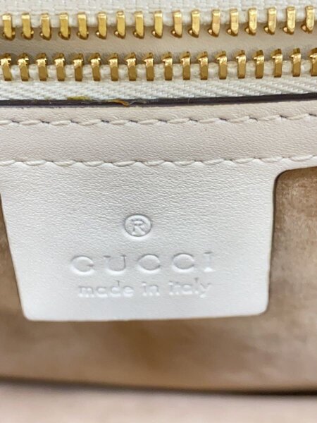 GUCCI(グッチ) / ショルダーバッグ_シルヴィ/レザー/WHT | 中古品の