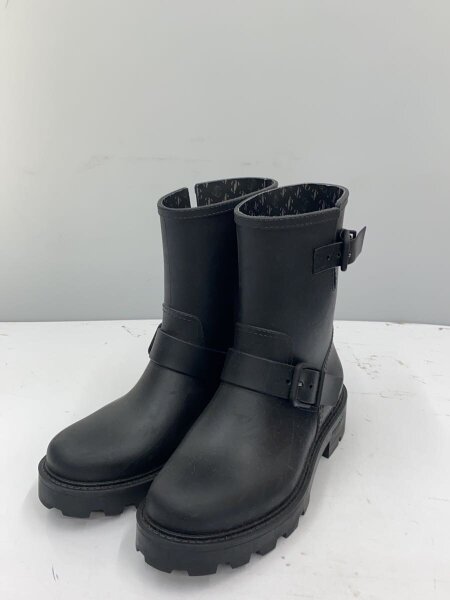 JIMMY CHOO ジミーチュウ レインブーツ スタースタッズブラック 37 JIMMY CHOO ジミーチュウ レインブーツ スタースタッズブラック 37
