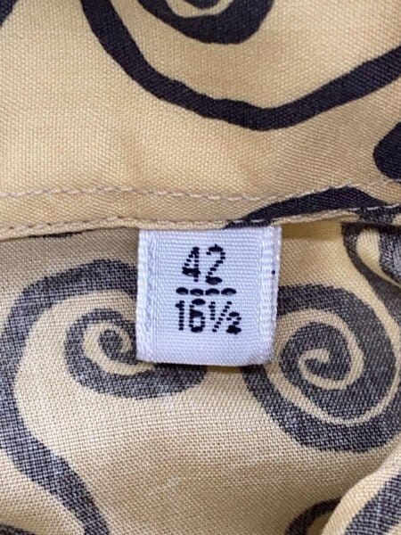 HERMES(エルメス) / 長袖シャツ/42/コットン/CRM/総柄/フランス製