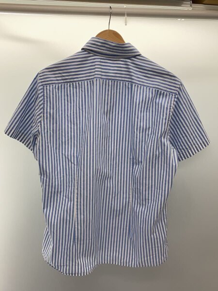 PRADA(プラダ) / イタリア製/ハーフボタン半袖シャツ/XL/コットン/BLU 