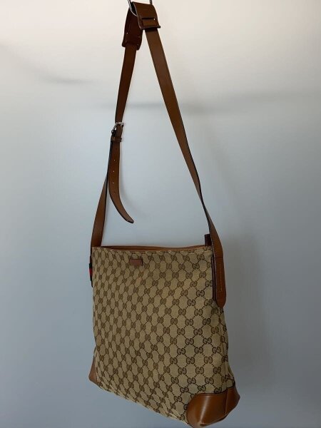 GUCCI(グッチ) / シェリーライン GG柄 キャンバス×レザー/BEG/総柄