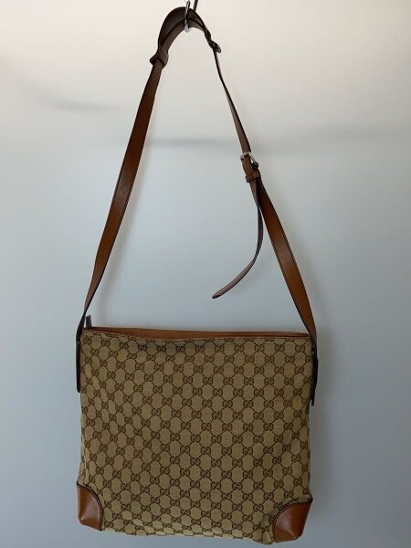 GUCCI(グッチ) / シェリーライン GG柄 キャンバス×レザー/BEG/総柄