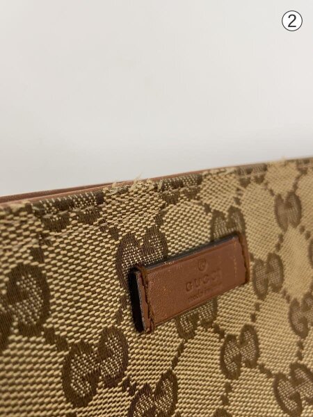 GUCCI(グッチ) / シェリーライン GG柄 キャンバス×レザー/BEG/総柄