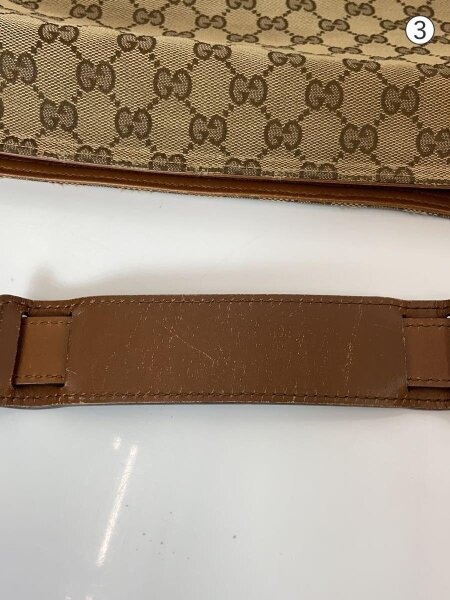 GUCCI(グッチ) / シェリーライン GG柄 キャンバス×レザー/BEG/総柄