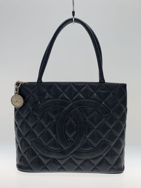 CHANEL(シャネル) / 復刻トートバッグ_マトラッセ_キャビアスキン_BLK 
