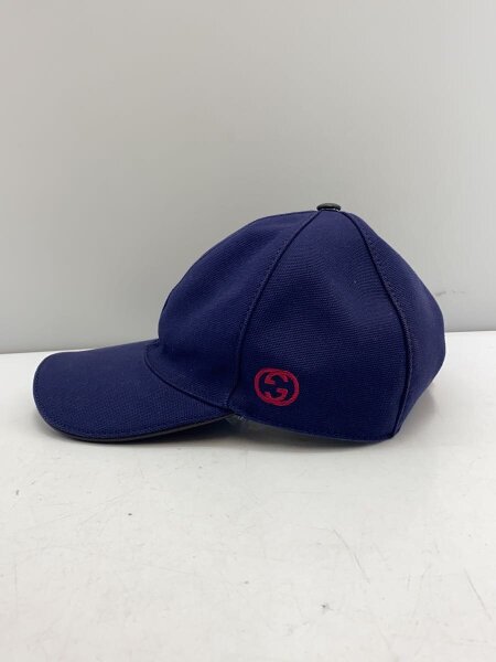 GUCCI(グッチ) / キャップ/M/コットン/NVY/無地/メンズ/387554 4H010