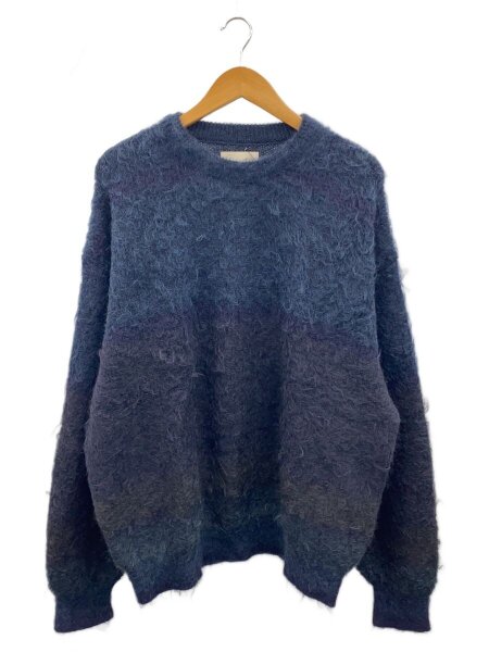 YOKE(ヨーク) / STILL BORDER CREWNECK/ニット・セーター/3/モヘア/NVY 