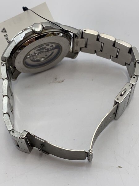 FOSSIL(フォッシル) / 自動巻腕時計/アナログ/ステンレス/WHT/SLV/SS 