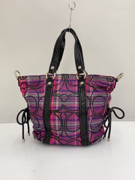 COACH(コーチ) / Y2K/POPPY/トートバッグ/PNK/チェック/14731 | 中古品 