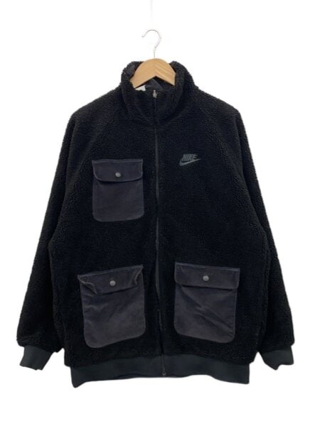 NIKE(ナイキ) / フリースジャケット/XL/ポリエステル/BLK/無地/DZ4713 