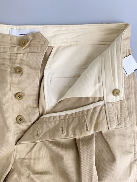 Graphpaper / ボトム/2/コットン/BEG/GM221-40208B Graphpaper(グラフペーパー) / ボトム/2/コットン/BEG/GM221-40208B