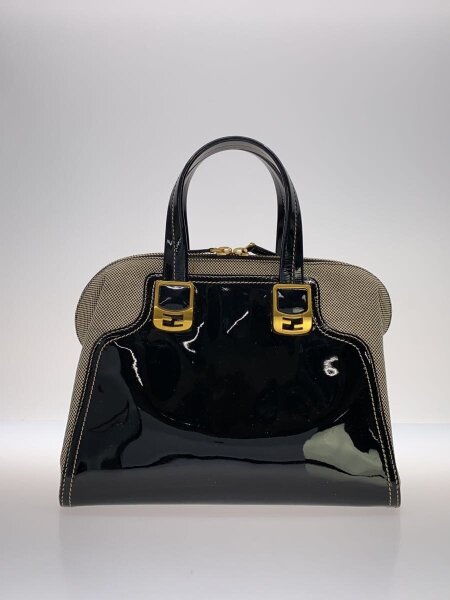 FENDI(フェンディ) / ハンドバッグ/エナメル/BLK/8BL114// | 中古品の 
