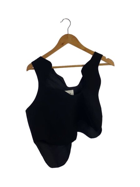 ENFOLD(エンフォルド) / 24SS/WAVE VEST/ベスト/38/ポリエステル/BLK 