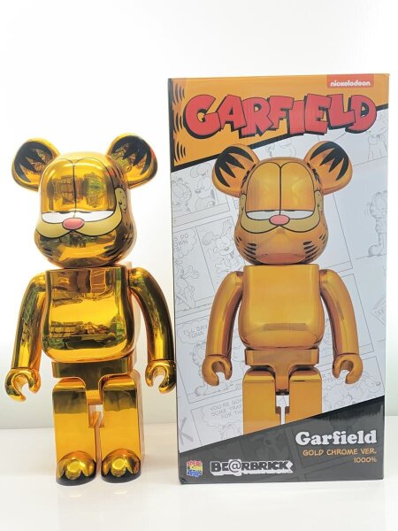 MEDICOM TOY(メディコムトイ) / BE@RBRICK/garfield gold chrome Ver 