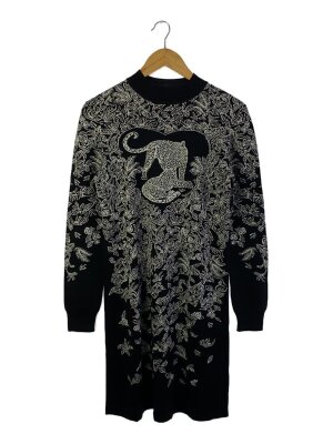 HERMES / 長袖ワンピース/38/カシミア/SW404 HERMES◇長袖ワンピース/38/カシミア/SW404 HERMES（エルメス）の古着