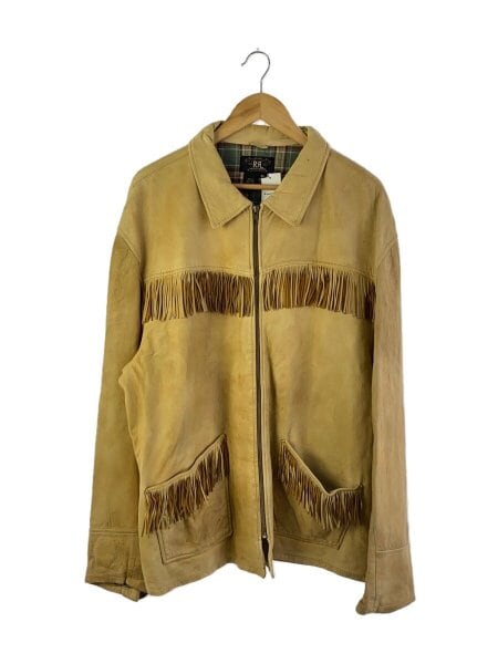 RRL 90s レザージャケット　三ツ星 RRL(ダブルアールエル) / 90s/三ツ星/レザージャケット/XL/レザー/BEG