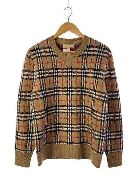 BURBERRY ブラウンニット セーター 4 バーバリー ブランド 長袖ニット セーター レディース ニット ウール