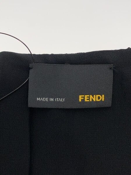 FENDI(フェンディ) / 半袖ワンピース/38/ポリエステル/BLK/無地