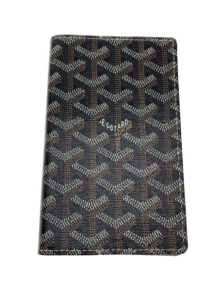 GOYARD(ゴヤール) / パスポートケース/レザー/BLK/総柄/メンズ | 中古 