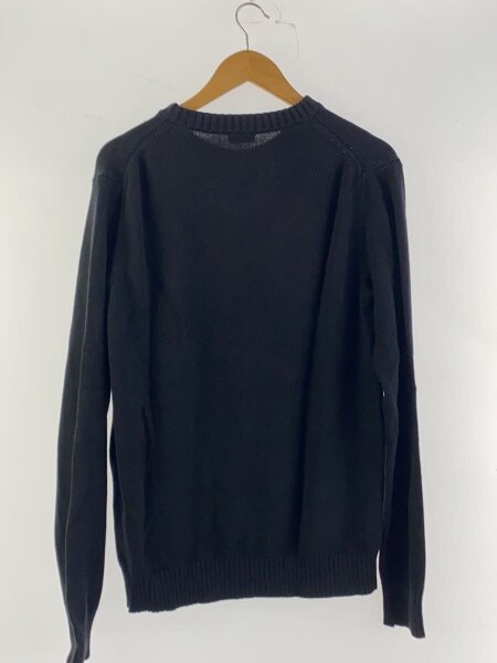 DIESEL◇ニット・セーター(厚手)/XL/コットン/BLK/無地 DIESEL 