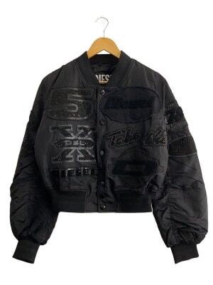 DIESEL ブラックフライトジャケット DIESELのフライトジャケット検索結果|古着・中古品の通販サイト