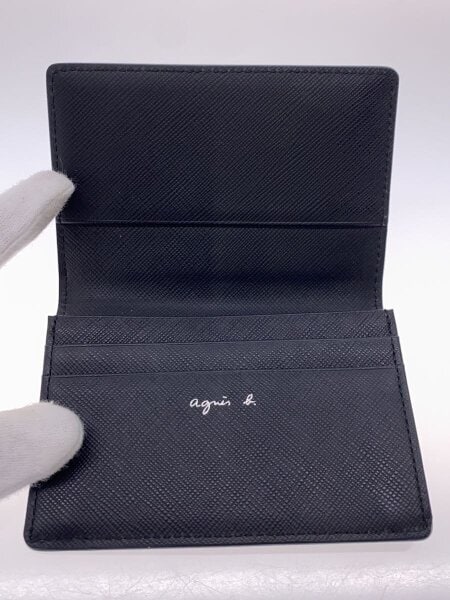 agnes b VOYAGE(アニエスベーボヤージュ) / 2つ折り財布/--/BLK/無地