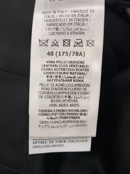 GUCCI / ストレートパンツ/48/レザー/BLK/669071 XNAPN GUCCI(グッチ) / ストレートパンツ/48/レザー/BLK/669071 XNAPN | 古着